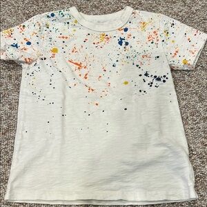 Crewcuts Colorful Splatter Short Sleeve Tee
